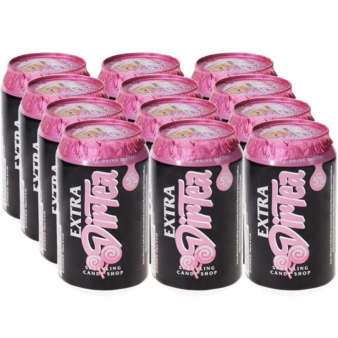 Dirtea Fruchtwein-Mixgetränk Extra Sparkling Candy Shop, 12er Pack (EINWEG) zzgl. Pfand