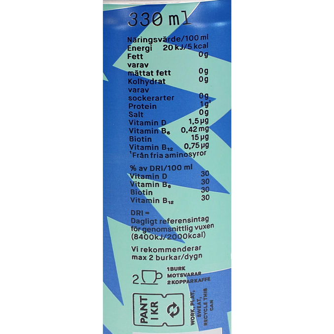 Energidryck Fruit Drop , 330 ml från Naia Matsmart