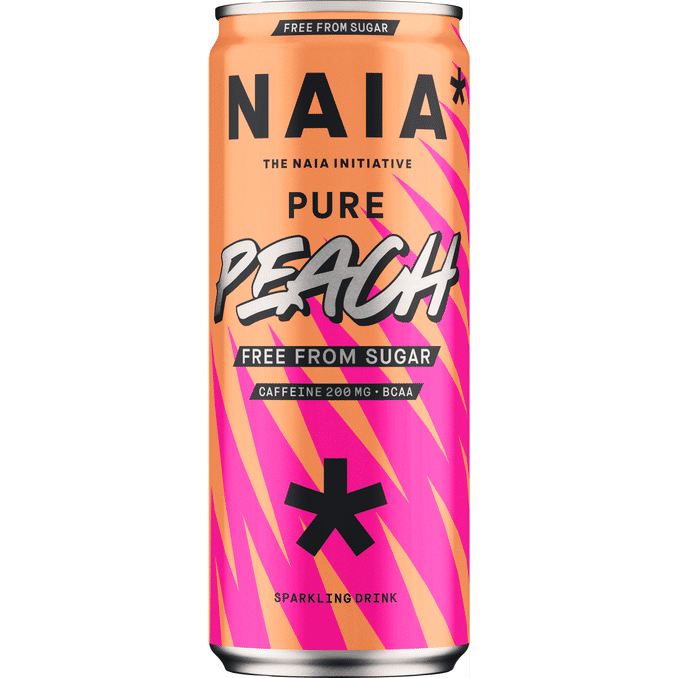 Naia 2 x Energidryck Pure Peach