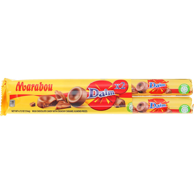 Marabou 2 x Daim Mjölkchokladrulle 2-pack