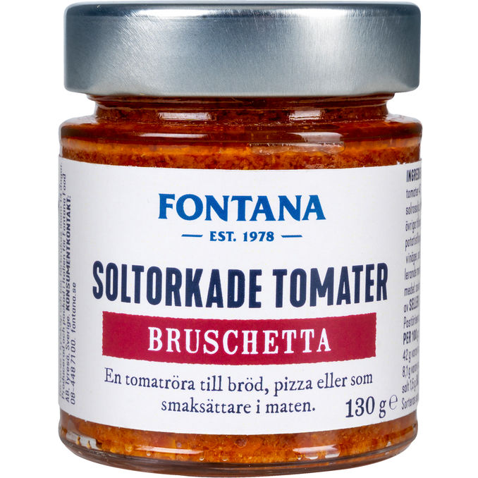 Fontana Soltorkade Tomater Bruschetta
