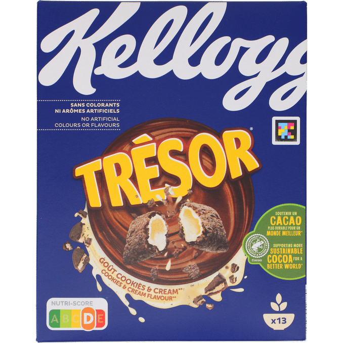 Kellogg's Tresor Cookies & Cream Flingor