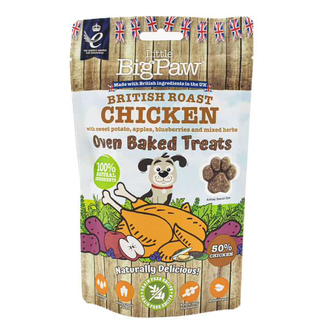 Little Big Paw Little BigPaw Oven Baked Chicken, Potato, Apples, Blueberries & Herbs 130g