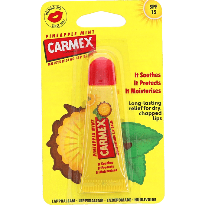 Läs mer om 2 x Carmex Pineapple Mint SPF 15