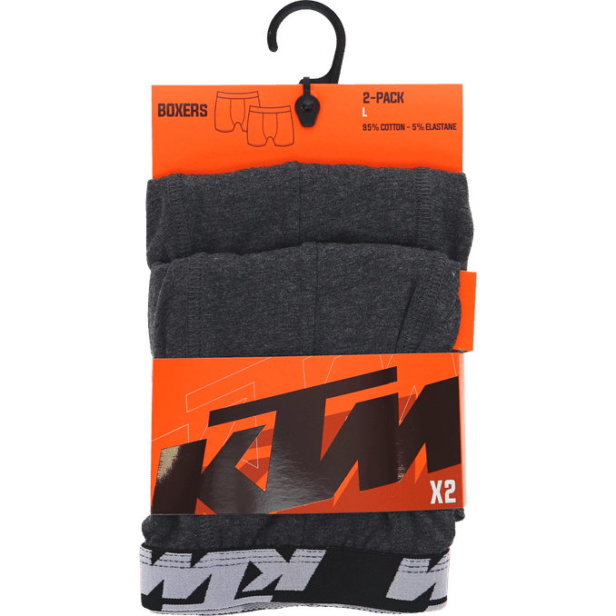KTM Bokserit L-koko Musta 2-pack