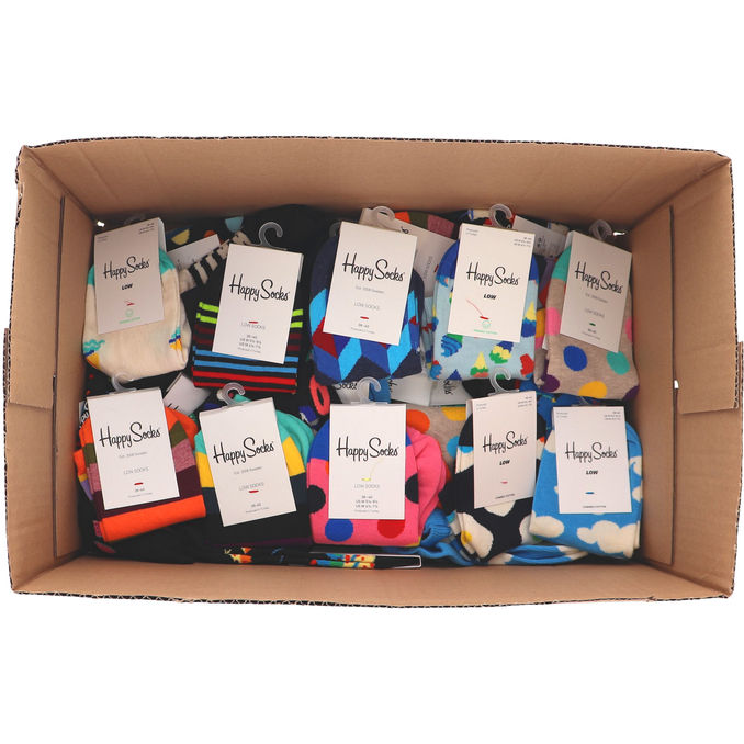 4-pak Happy Socks Ankel Strømper str 36-40
