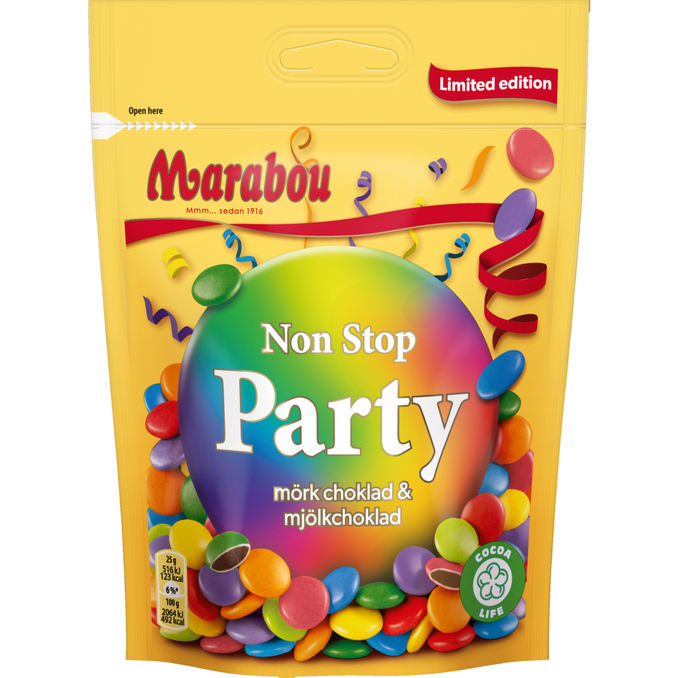 Marabou Suklaamakeiset Non Stop Party