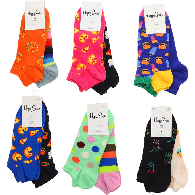 Happy Socks Ankel Strømper 2 stk. str 41-46