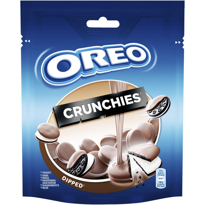Täytekeksit Oreo Crunchies Dipped