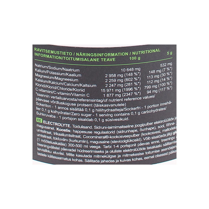Puls Nutrition Elektrolyter Lemon Lime