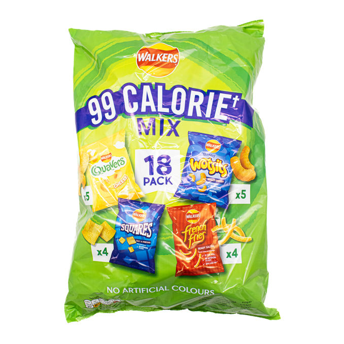 Walkers 99 Calorie Mix Multipack Crisps x 18, 18pack from Walkers Motatos