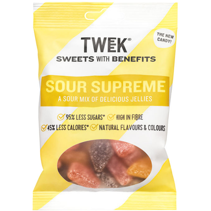 Tweek Syrlig Vingummi Sour Supreme Mindre Sukker