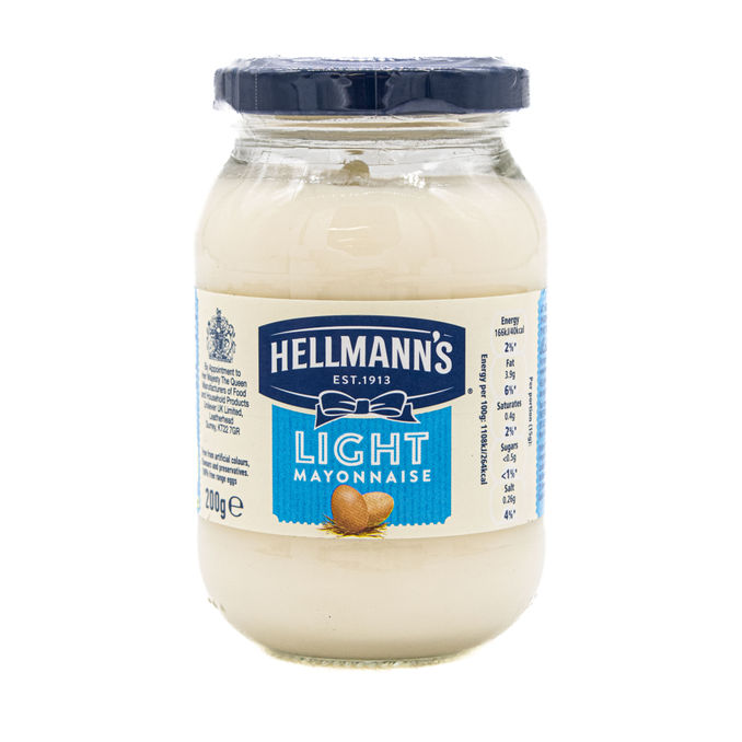 Hellmann's Light Mayonnaise 200g, 200g Hellmann's | Motatos