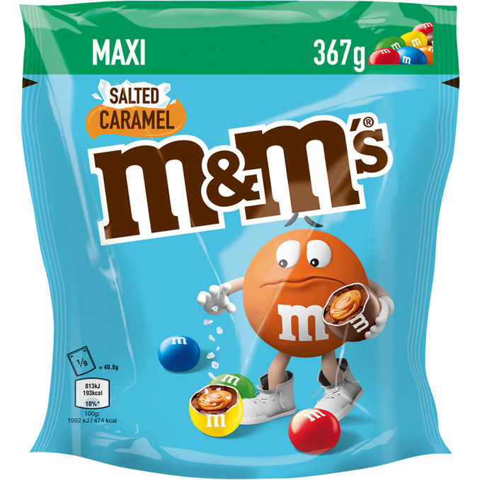 M&M'S Salted caramel chocolade 367g bij Jumbo