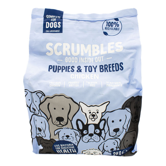 Scrumbles Puppy & Toy Breeds Dry Food 2kg , 2kg from Scrumbles Motatos