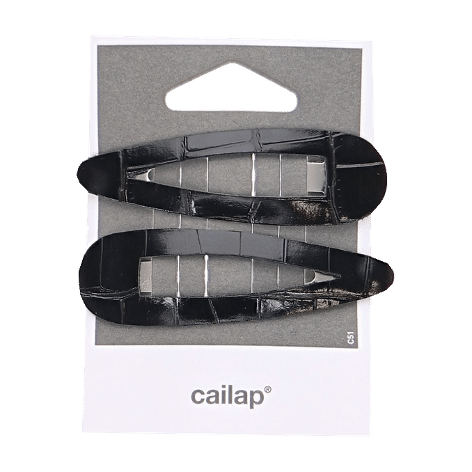 Cailap Svarta Hårspännen 2-pack