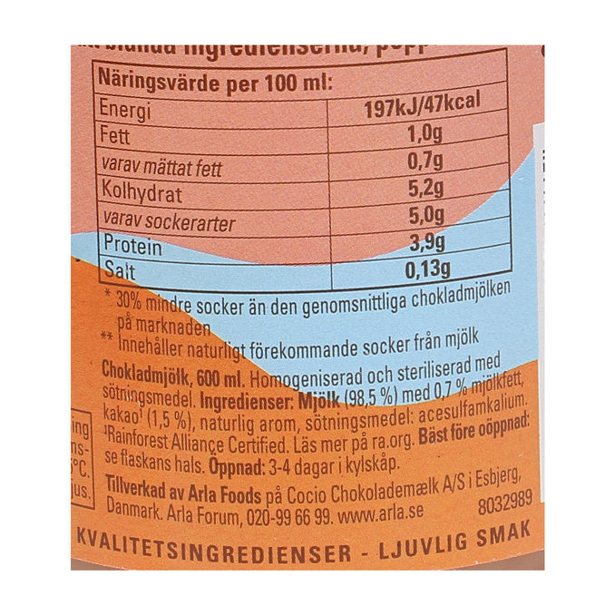 Pucko Chokladmjölk Light