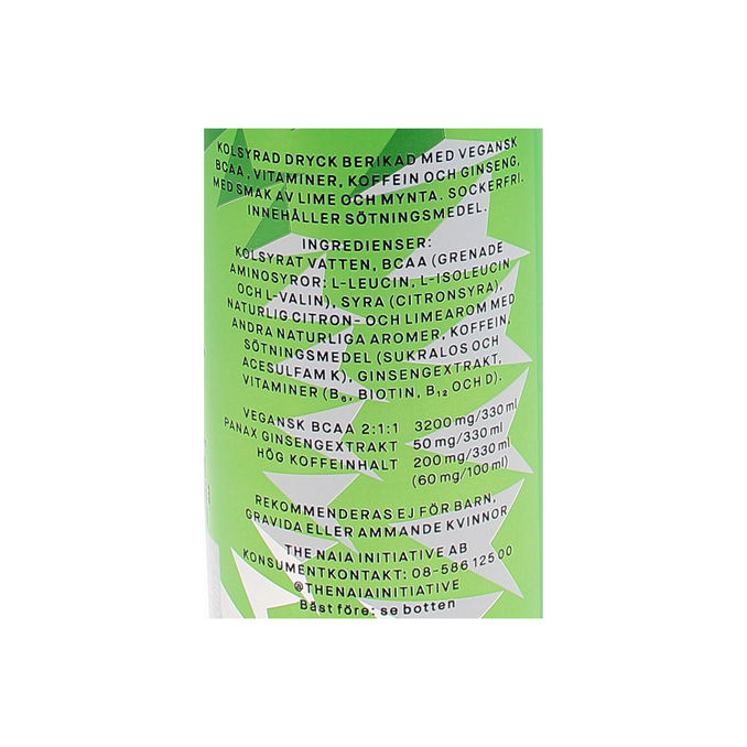 Naia Energidryck Lime Crisp 24-pack