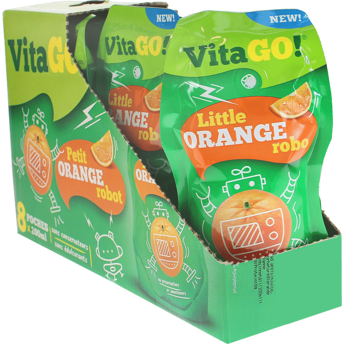 Läs mer om VitaGo Dryck Apelsin 8-Pack