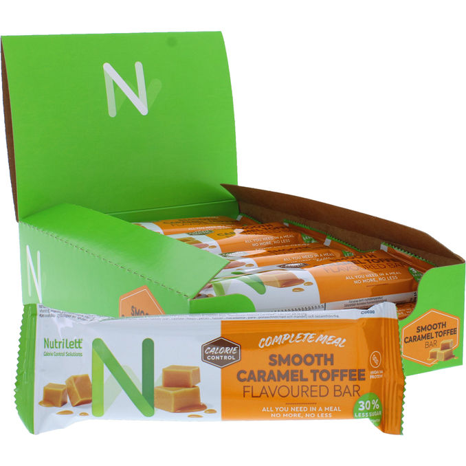 Nutrilett Ateriankorvikepatukat Smooth Caramel Toffee 15-pack