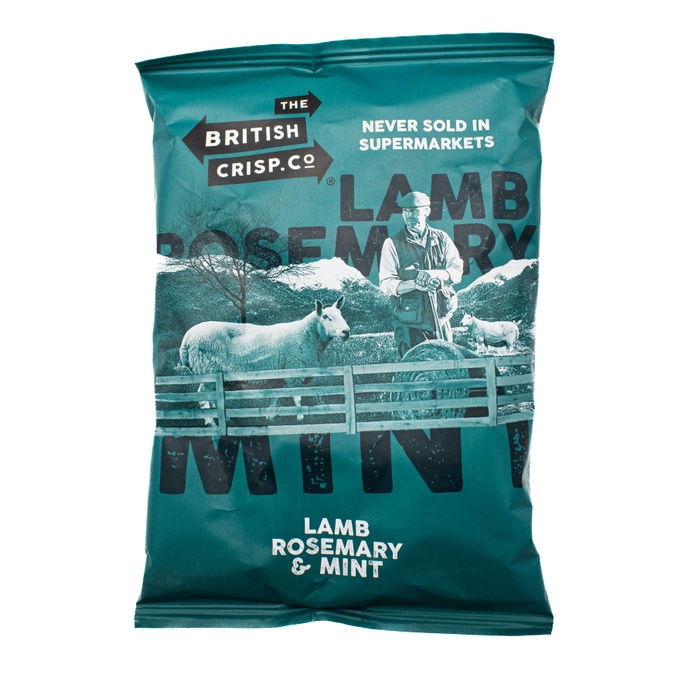 The British Crisp Co Lamb Rosemary & Mint Crisps 40g, 40g from British