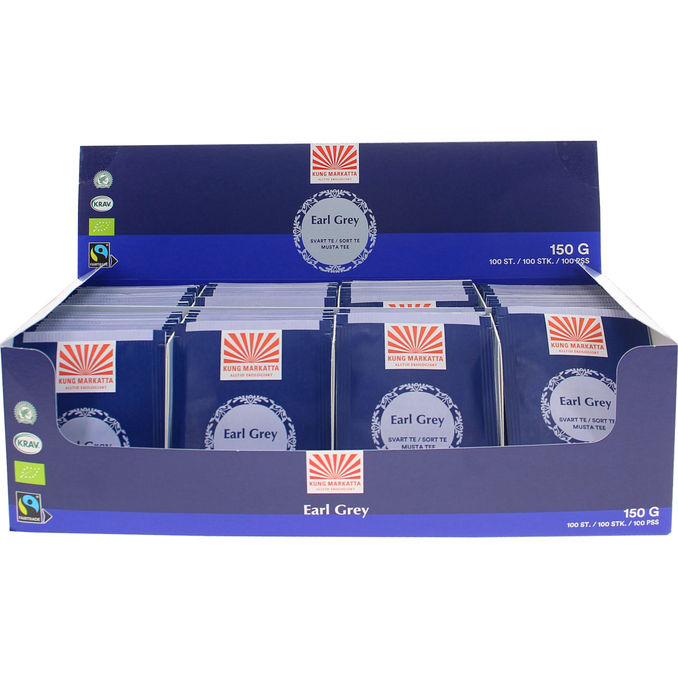 Kung Markatta Musta Tee Bergamotti