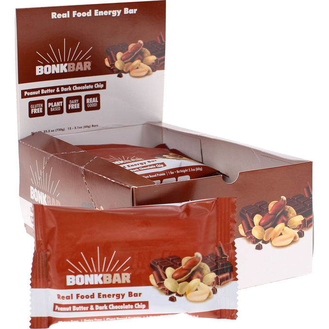 Bonk Breaker 12-pak Energi Bar Peanut & Chokolade