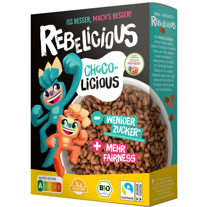 Rebelicious BIO Frühstücks-Cerealien mit Kakao