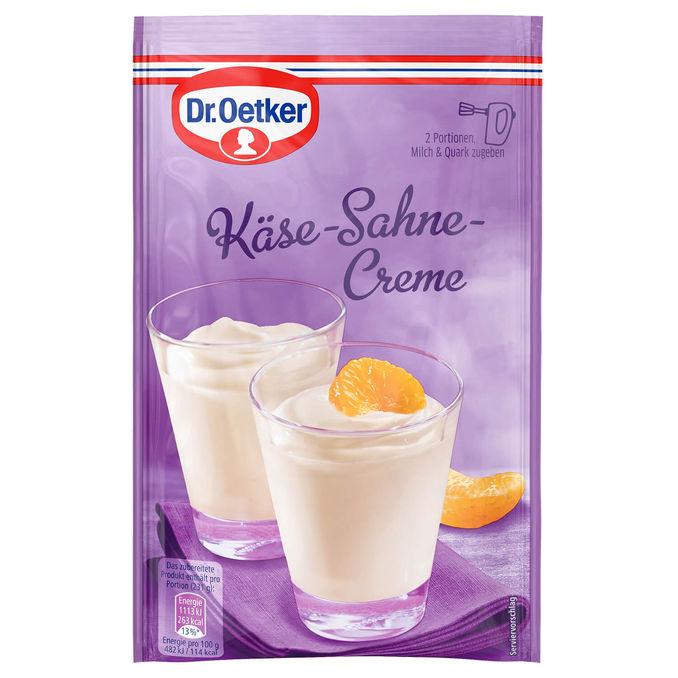 Dr. Oetker Quark-Creme Käse & Sahne