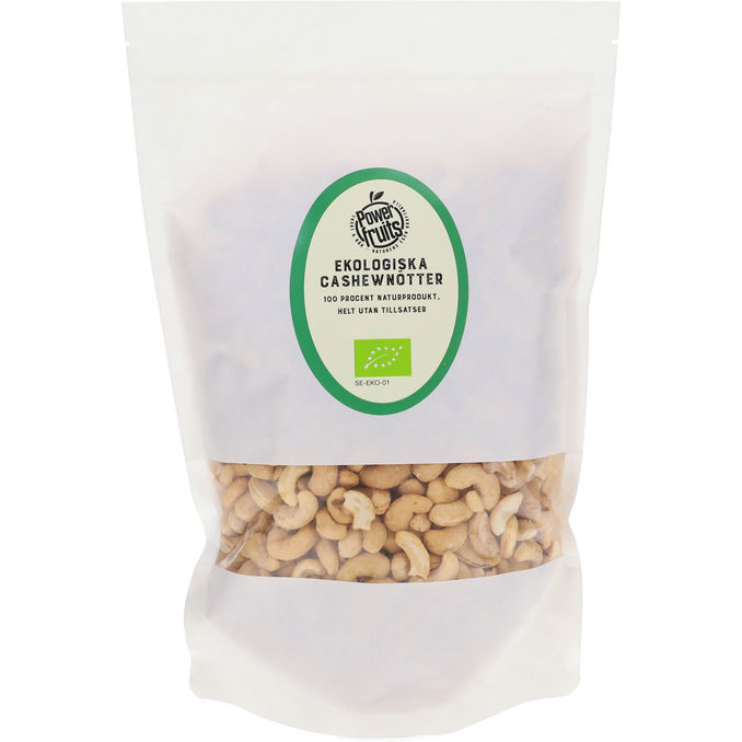 Powerfruits Økologiske Cashewnødder 1 kg