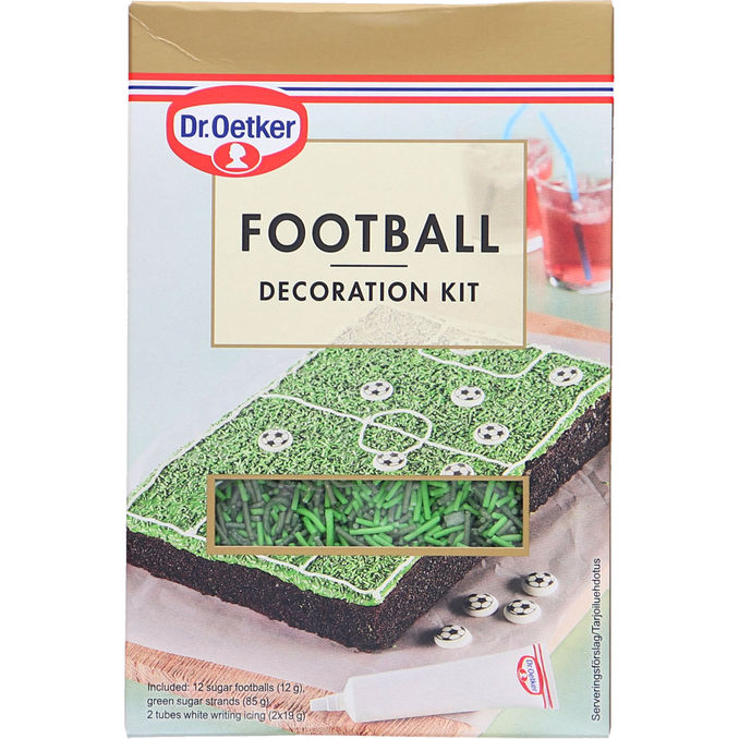 Dr.Oetker Jalkapallo Leivontakoristelusetti