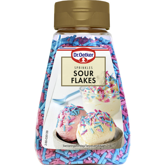 Dr.Oetker 2 x Glasströssel Sour Flakes