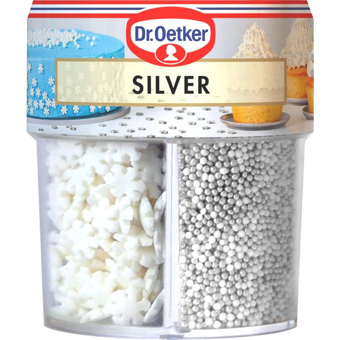 Dr.Oetker 2 x Strössel Silver 4st