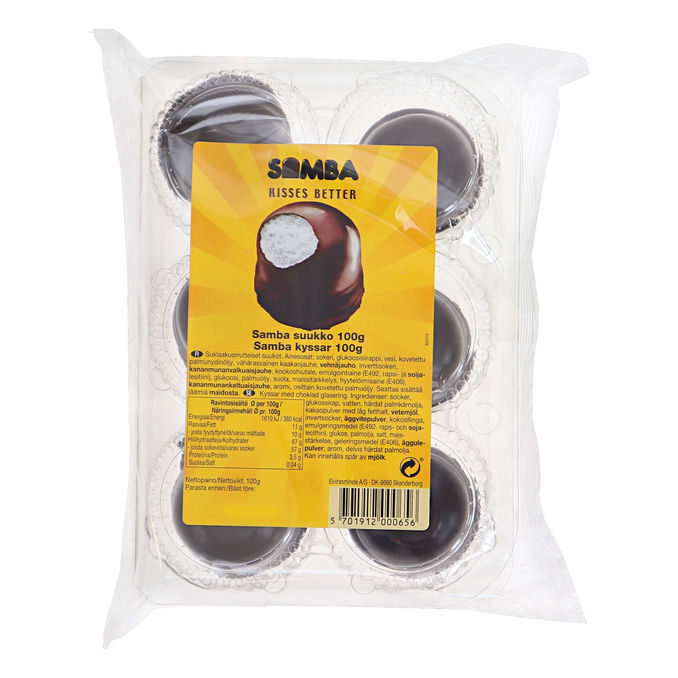 Samba Flødeboller 6stk 100g