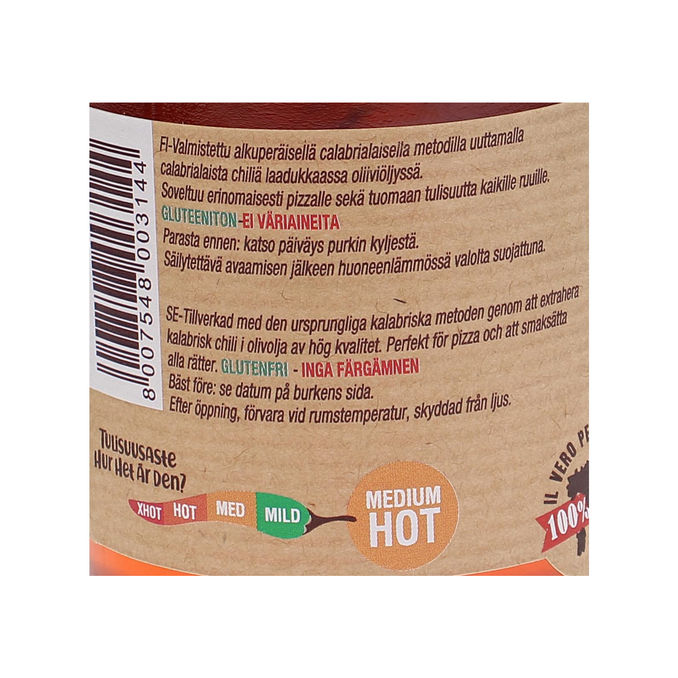 Delizie Di Calabria Chili-oliiviöljy