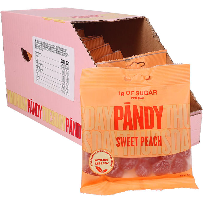Pändy Candy Sød Fersken 14-pak