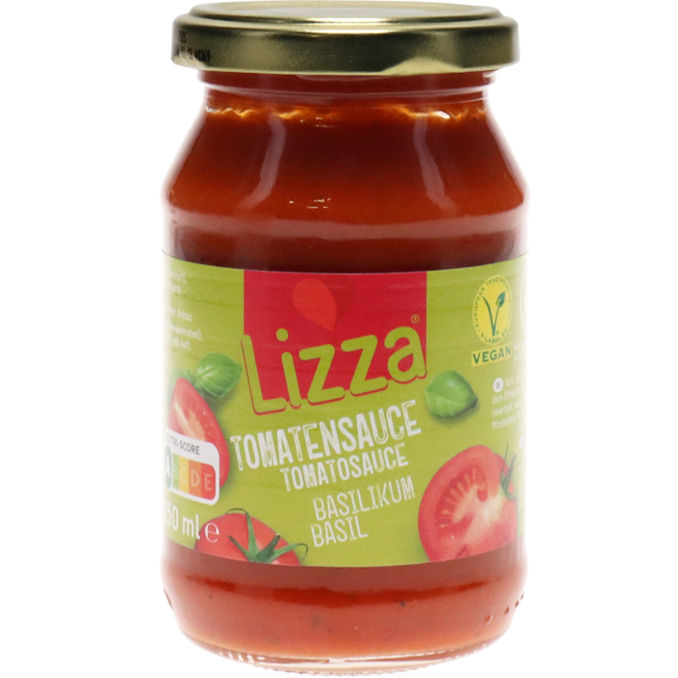 Lizza BIO Tomatensauce mit Basilikum