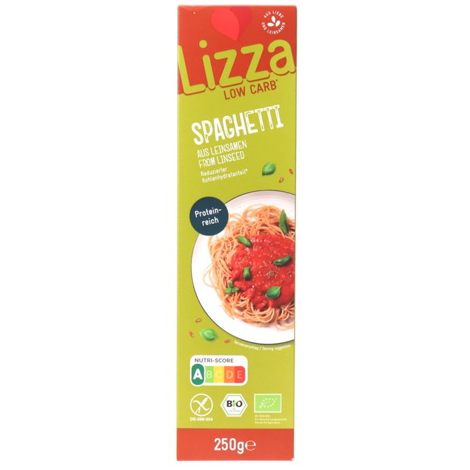 Lizza BIO Leinsamen Pasta Spaghetti (Low Carb)