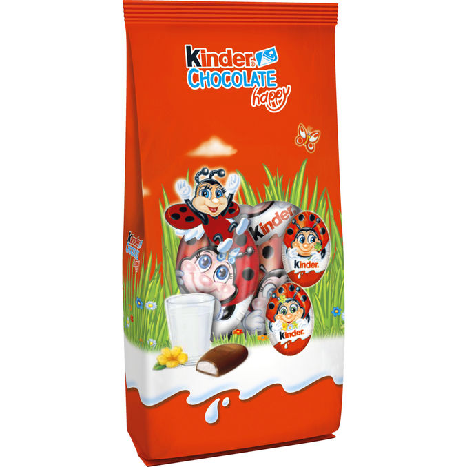 Kinder Mælke Chokolade m. Mariehøne motiv 102g