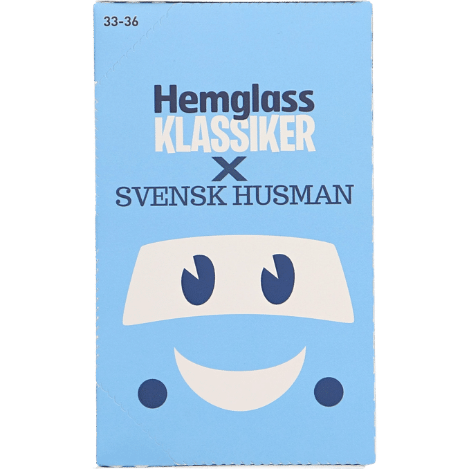 Strumpor Svensk Husman X Hemglass Stl 33-36 4-pack
