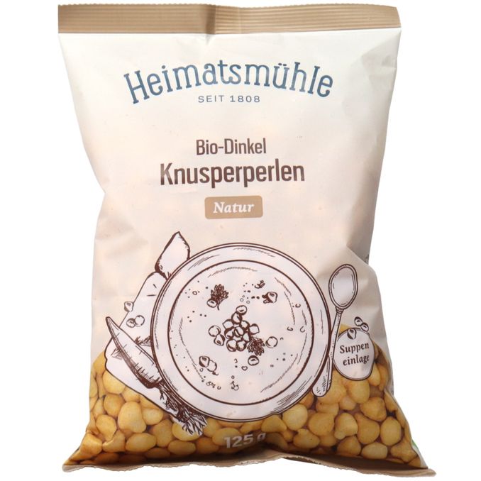 Heimatsmühle  BIO Knusperperlen Natur