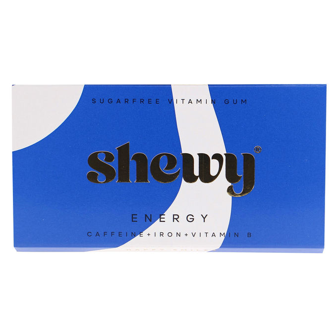 Shewy 2 x Tuggummi Energy Sockerfri