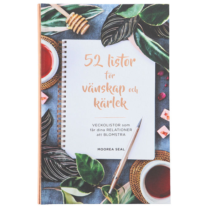 Tukan Förlag Bok: 52 Listor För Vänskap Och Kärlek: Veckolistor