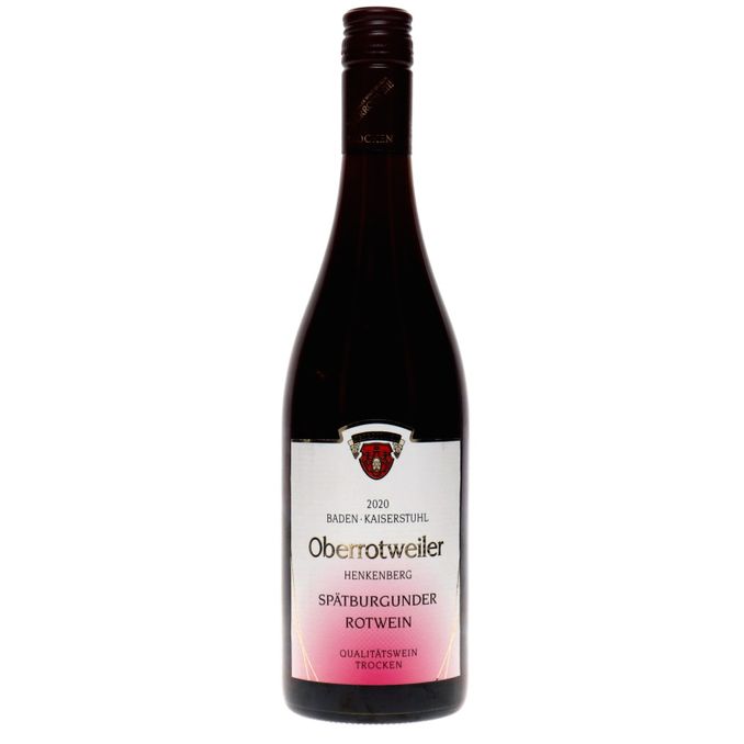 Oberrotweiler Spätburgunder Rotwein trocken, 13,5% Alkohol