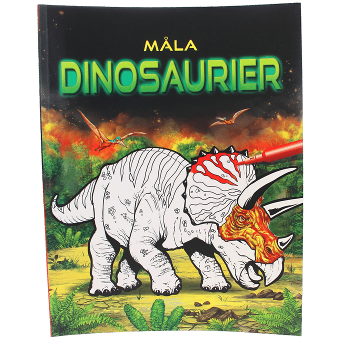 Förlagssystem Bok: Måla Dinosaurier