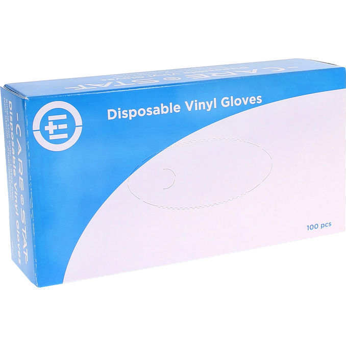 Statcare 100stk Engangs Handsker Vinyl Large
