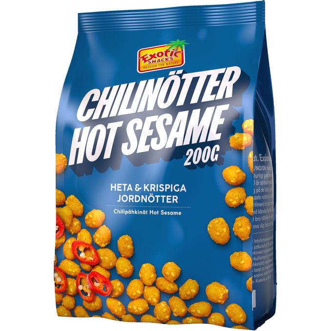 Exotic Snacks 2 x Chilinötter Hot Sesame