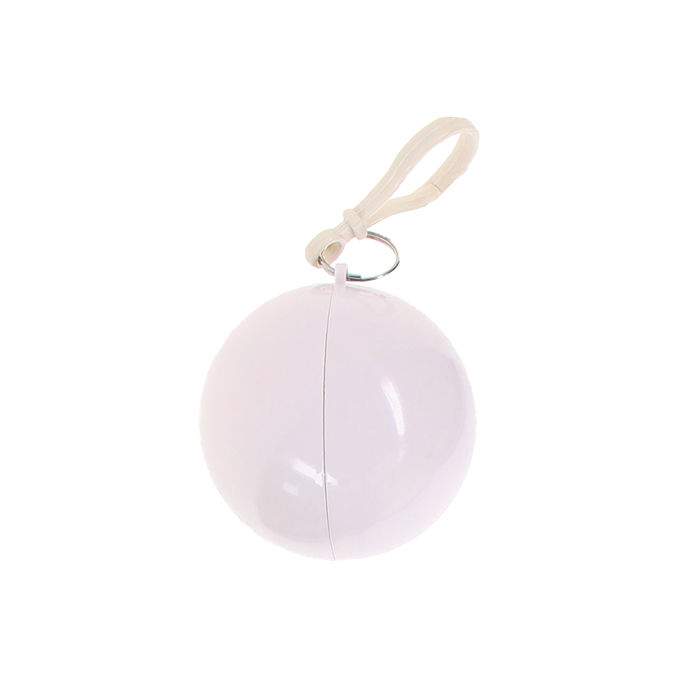 Noname Regn Poncho Boll Vit