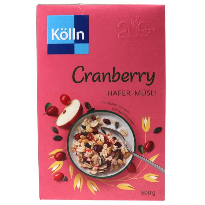 Kölln Cranberry Hafer Müsli