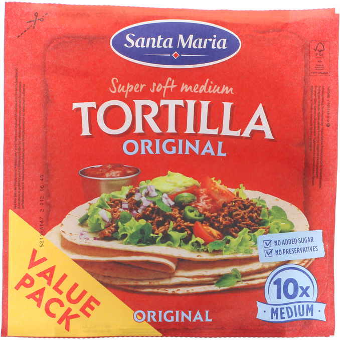 Santa Maria Tortillas 400 g